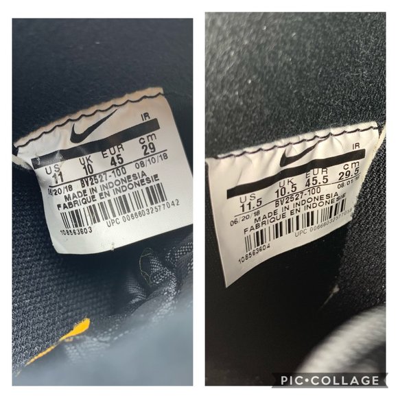 Nike Cortez Basic Leather 'White Black Amarillo' - Picture 10 of 12